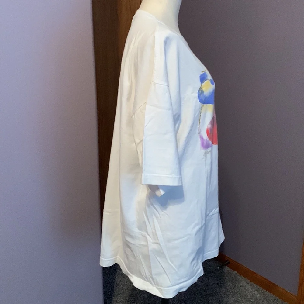 Giorgio of Beverly Hills Oversized T-Shirt, Cover-up, Size: See Measurem…